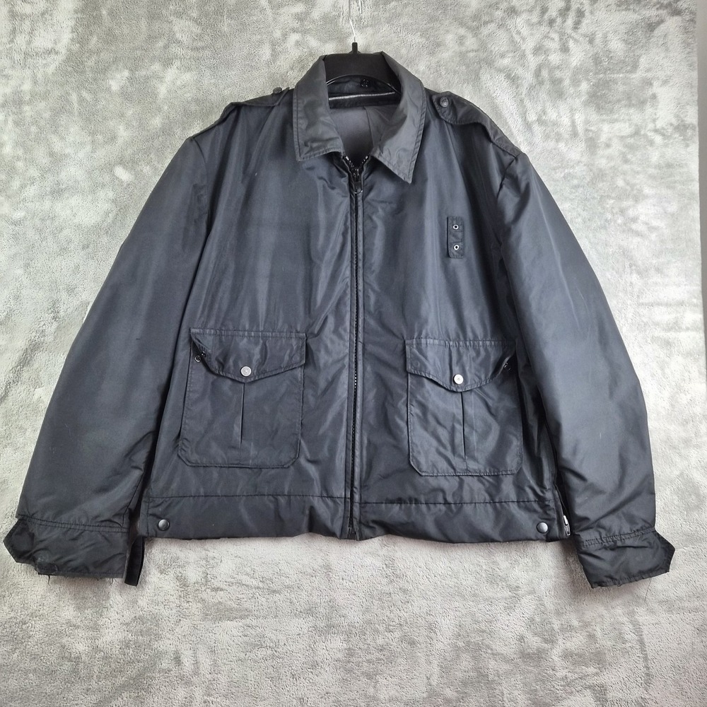 Vintage Blauer Gore*Tex Jacket Mens XL Black Waterproof Police EMS Tactical USA
